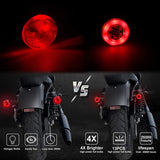 NTHREEAUTO Sequential Turn Signals Light LED Switchback Flowing Motorcycle Blinkers Universal Bullet Indicators Compatible with Harley Honda Kawasaki Yamaha Suzuki Off-road