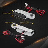 N3AUTO Lights for vehicles Handlebar LED  Mini Motorcycle Blinkers Front Running Light Universal Compatible with Harley Sportster Dyna Honda Shadow Kawasaki Vulcan Yamaha V-Star Road Star