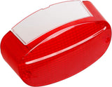 NTHREEAUTO Red Tail Light Lens Cover Rear Taillights Lenses Compatible with Kawasaki Vulcan 500 1996-2009, Brute Force 650 2006-2013, Brute Force 750 2005-2011, Eliminator