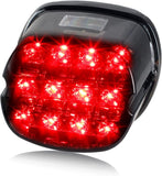 NTHREEAUTO Smoked LED Rear Tail Light Motorcycle Taillights Brake Driving Compatible with Harley Dyna Road King Electra Glide Street Bob Touring