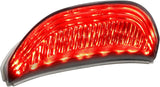 NTHREEAUTO Motorcycle Smoked LED Tail Light, 12V Brake Taillight Integrated with Turn Signals Compatible with Honda CBR600RR 2003-2006, CBR1000RR 2004-2007