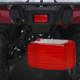 NTHREEAUTO Rear Tail Light Lens Cover Red Motorcycle Taillight Lenses Compatible with Yamaha Grizzly Kodiak Bigbear Bruin Rhino 450 660