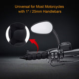 NTHREEAUTO Motorcycle Hand Grips Universal Handlebar Throttle Grip for 1" / 25mm Handle Bar Compatible with Harley Dyna Sportster Road King Street Glide Fat Boy