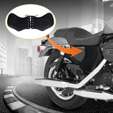 NTHREEAUTO Motorcycle Side Saddle Leather Heat Shield Deflector Universal Compatible with Harley Dyna Sportster Iron 883 Road Glide Softail Honda Kawasaki Yamaha Suzuki