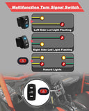 NTHREEAUTO Universal ATV UTV Turn Signals, Side-by-Side Street Legal Kit, Turn Signal Switch, USB Car Charger, Horn, Hazerd Lights Compatible with Polaris Ranger Yamaha Grizzly Honda FourTrax Can-Am